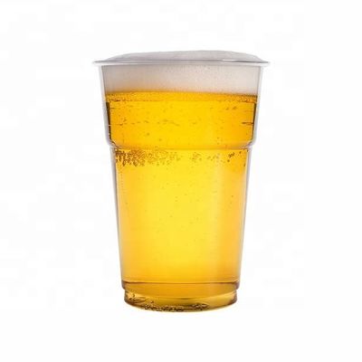 Διαφανή 500 ml Custom Party Disposable Plastic 16 Oz Pla 100% βιοδιασπώμενα κύπελλα μπύρας για μπύρα