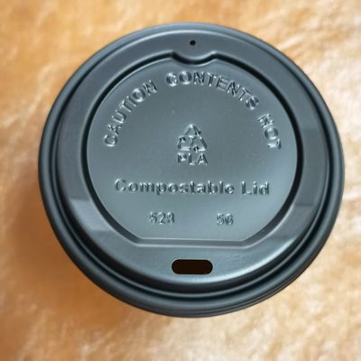 62mm/73mm/80mm/90mm/115mm Πλούσιο σχεδιασμό βιοδιασπώμενο CPLA χαρτί κάλυμμα για φλιτζάνι καφέ