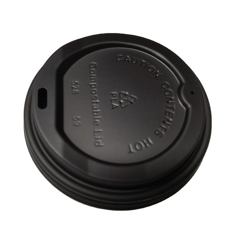 62mm/73mm/80mm/90mm/115mm Πλούσιο σχεδιασμό βιοδιασπώμενο CPLA χαρτί κάλυμμα για φλιτζάνι καφέ